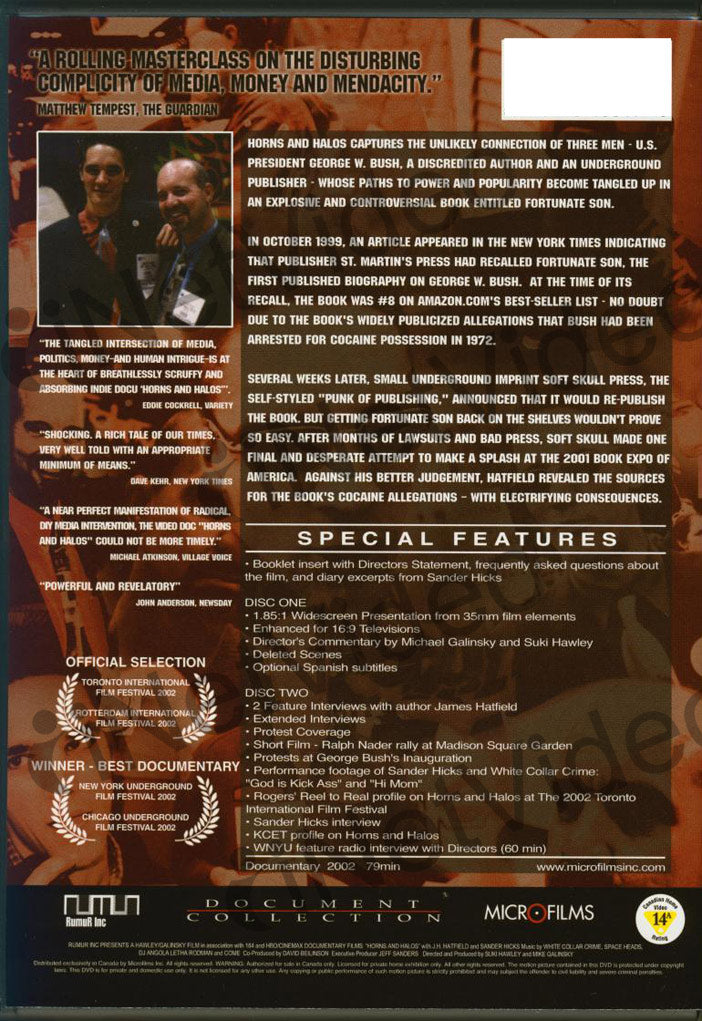 Horns and Halos (Document Collection) (Boxset) on DVD Movie