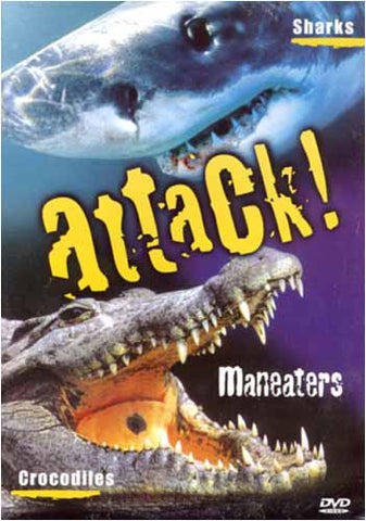 Attack! Maneaters - Sharks and Crocodiles DVD Movie 
