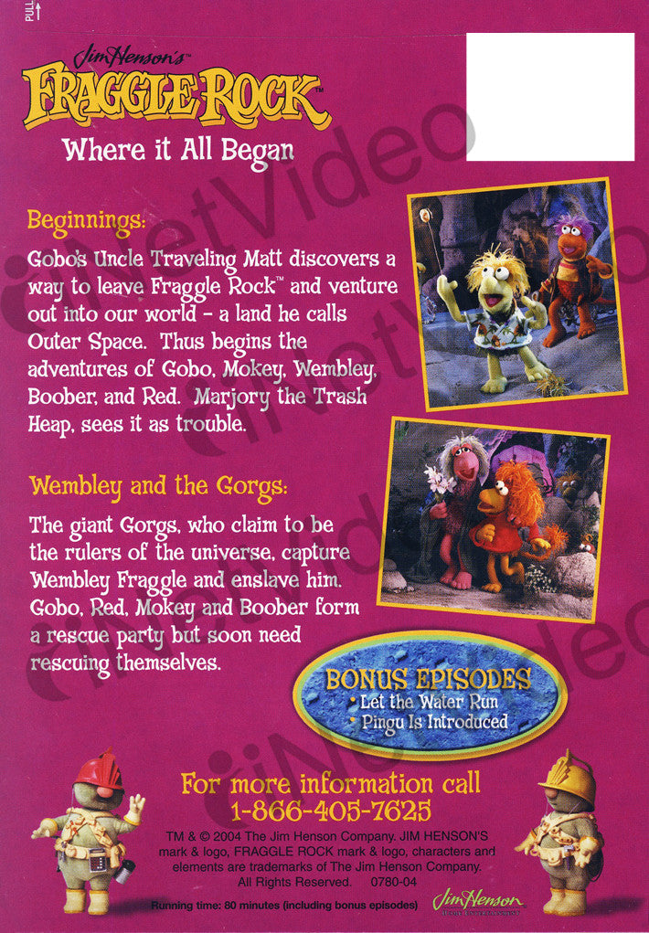 Fraggle Rock -Where it All Began on DVD Movie
