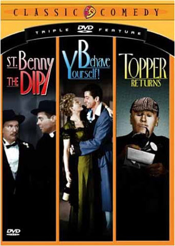 Classic Comedy Triple Feature, Vol. 2 - St. Benny the Dip / Behave Yourself / Topper Returns DVD Movie 