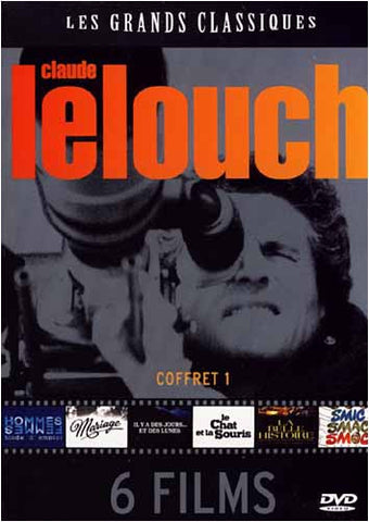 Les Grands Classiques Claude Lelouch (6 Films) (Coffret 1) (Boxset) DVD Movie 
