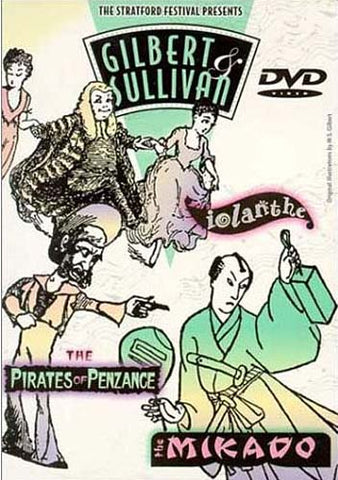 Gilbert And Sullivan Collection - The Mikado / Iolanthe / The Pirates of Penzance DVD Movie 