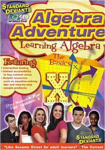 Standard Deviants - Algebra Adventure - LearningAlgebra The Basics DVD Movie 