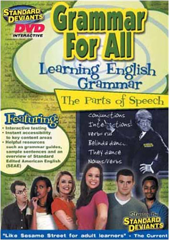 Standard Deviants - Grammar for All (Learning English Grammar The Parts of Speech) DVD Movie 