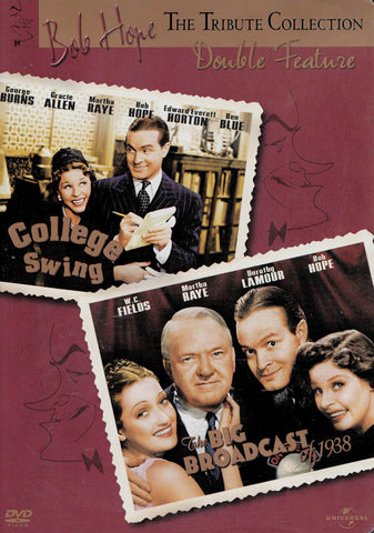 Bob Hope Tribute Collection - The Big Broadcast of 1938 / College Swing (Double Feature) DVD Movie 