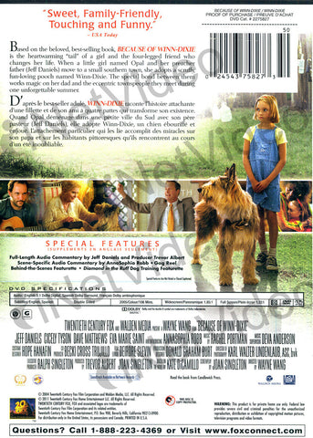 Because of Winn-Dixie (Winn-Dixie) (Bilingual) DVD Movie 