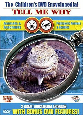 The Children's Encyclopedia - Tell Me Why - Animal and Arachids / Prehistoric Animas and Reptiles DVD Movie 