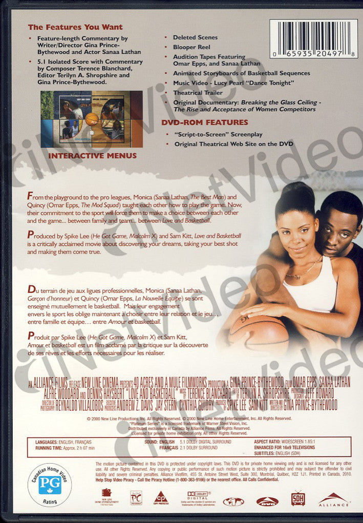 amour et basket ball Omar Epps