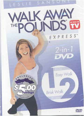 Leslie Sansone - Walk Away the Pounds Express - 1 Mile Easy Walk / 2 Miles Brisk Walk DVD Movie 