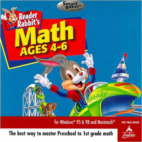 Reader Rabbit Math Adventure Ages 4-6 (PC & MAC) (Jewel Case) (PC) PC Game 