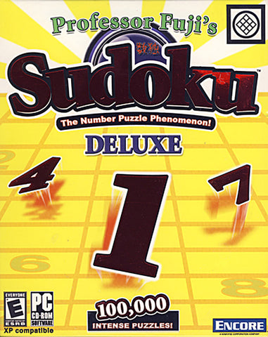 Professor Fuji's Sudoku Deluxe (PC) PC Game 