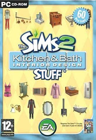Les Sims 2 - Kit Cuisine et Salle de Bain Design (French Version Only) (PC) PC Game 