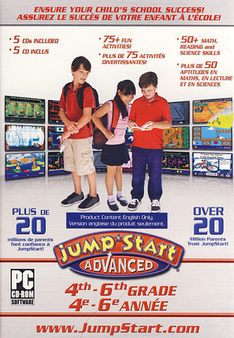 JumpStart Advanced - 4th-6th Grade (Limit 1 copy per client) (PC) PC Game 