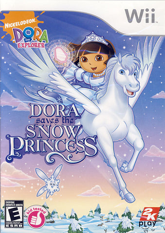 Dora the Explorer - Dora Saves the Snow Princess (Bilingual Cover) (NINTENDO WII) NINTENDO WII Game 