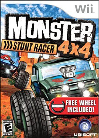 Monster 4x4 Stunt Racer (With Wheel) (NINTENDO WII) NINTENDO WII Game 