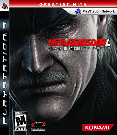 Metal Gear Solid 4 - Guns of the Patriots (PLAYSTATION3) PLAYSTATION3 Game 