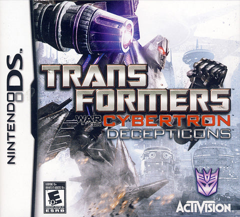 Transformers - War for Cybertron Decepticons (DS) DS Game 