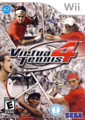 Virtua Tennis 4 (Bilingual Cover) (NINTENDO WII) NINTENDO WII Game 