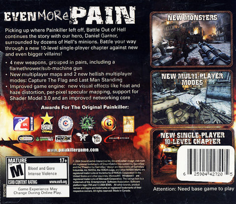 Painkiller- Battle Out of Hell (Expansion Pack) (PC) PC Game 
