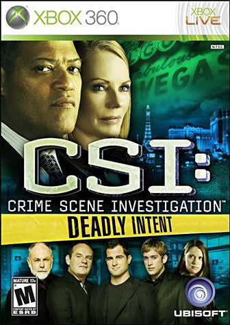 CSI - Deadly Intent (XBOX360) XBOX360 Game 