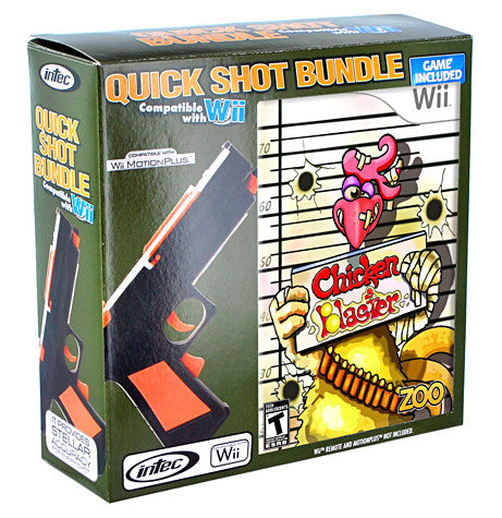 Nintendo Wii Quick Shot Bundle (Includes Chicken Blaster) (Intec) (NINTENDO WII) NINTENDO WII Game 