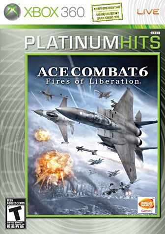 Ace Combat 6 - Fires of Liberation (Platinum Hits) (Bilingual Cover) (XBOX360) XBOX360 Game 