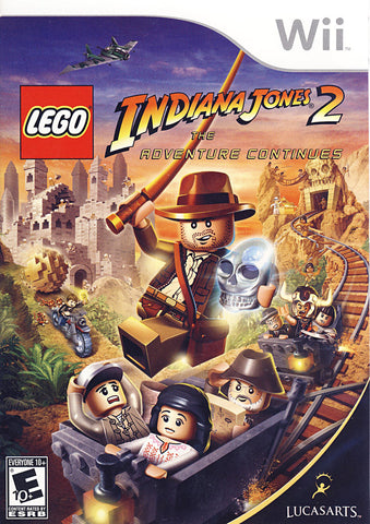 LEGO Indiana Jones 2 - The Adventure Continues (NINTENDO WII) NINTENDO WII Game 