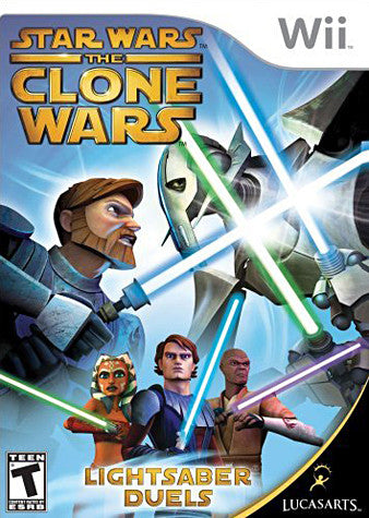 Star Wars The Clone Wars - Lightsaber Duels (NINTENDO WII) NINTENDO WII Game 