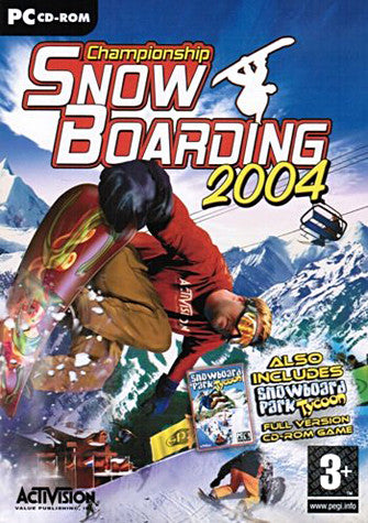 Championship Snowboarding + Snowboard Park Tycoon 2004 (PC) PC Game 