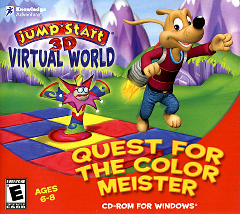 JumpStart 3D Virtual World - Quest for the Color Meister (Jewel Case) (PC) PC Game 