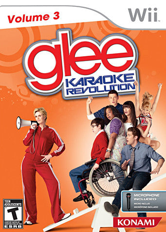 Karaoke Revolution Glee Volume 3 Bundle (Includes Microphone) (NINTENDO WII) NINTENDO WII Game 