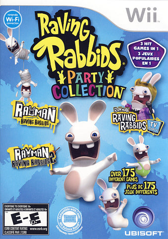 Raving Rabbids Party Collection (Bilingual Cover) (NINTENDO WII) NINTENDO WII Game 