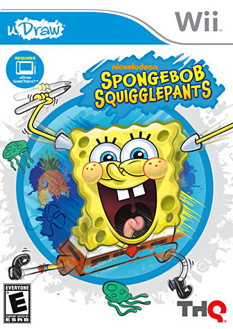 Spongebob - Squigglepants (uDraw) (NINTENDO WII) NINTENDO WII Game 