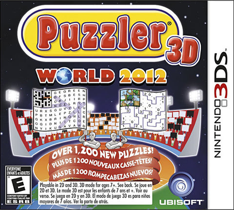 Puzzler World 2012 3D (Trilingual Cover) (3DS) 3DS Game 