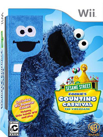 Sesame Street - Cookie's Counting Carnival (Remote Cover) (NINTENDO WII) NINTENDO WII Game 
