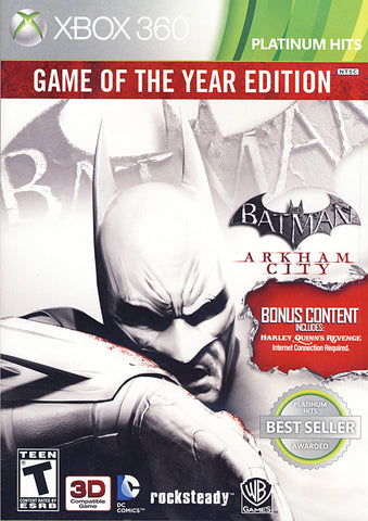 Batman - Arkham City (Game Of The Year) (XBOX360) XBOX360 Game 