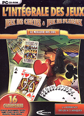 Coffret l'integrale des Jeux - Jeux de cartes et jeux de plateaux (French Version Only) (PC) PC Game 