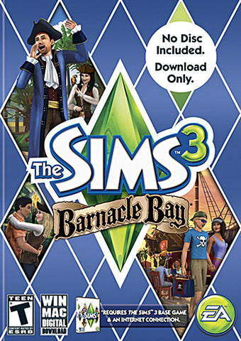 The Sims 3 - Barnacle Bay [No Disc Included Code Only] (PC) PC Game 