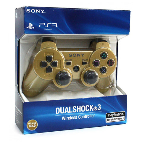 PlayStation 3 Dualshock 3 Wireless Controller - Metallic Gold (English) (Accessory) (PLAYSTATION3) PLAYSTATION3 Game 