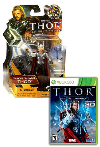Thor - God Of Thunder with (Thor: Thunder Crusader Figure) (XBOX360) XBOX360 Game 