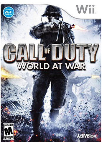 Call of Duty - World at War (NINTENDO WII) NINTENDO WII Game 