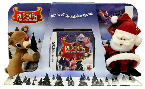 Rudolph and Santa Stuffed - The Red-Nosed Reindeer Plush (Bundle) (DS) DS Game 