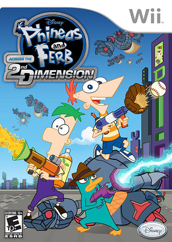 Phineas and Ferb - Across the 2nd Dimension (NINTENDO WII) NINTENDO WII Game 