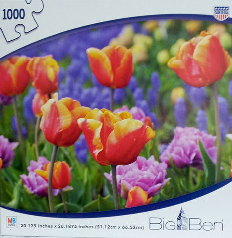 Big Ben - Field of Tulips puzzle (1000 Pieces) (TOYS) TOYS Game 