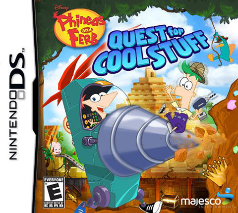 Phineas and Ferb - Quest for Cool Stuff (Bilingual Cover) (DS) DS Game 