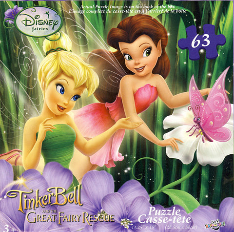 Disney Fairies - Tinkerbell and the Great Fairy Rescue Puzzle (63 Pieces) (TOYS) TOYS Game 