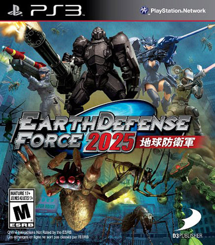 Earth Defense Force 2025 (Trilingual Cover) (PLAYSTATION3) PLAYSTATION3 Game 