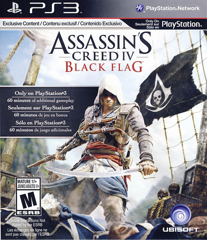 Assassin s Creed IV - Black Flag (Trilingual Cover) (PLAYSTATION3) PLAYSTATION3 Game 