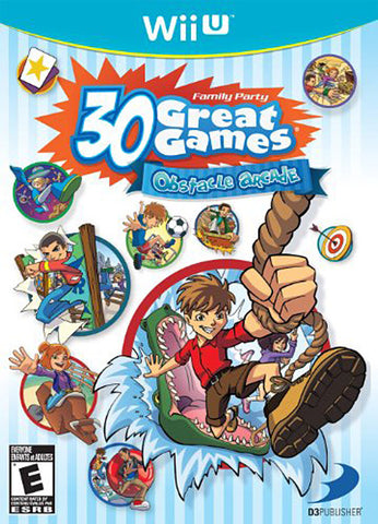 Family Party 30 Great Games - Obstacle Arcade (Trilingual Cover) (NINTENDO WII U) NINTENDO WII U Game 