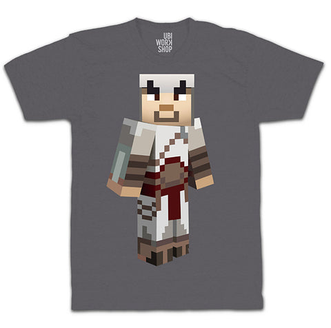 Ubisoft Unisex - Minecraft - Altair T-Shirt - Large Charcoal (APPAREL) APPAREL Game 